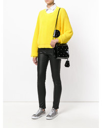 Женская черная кожаная сумка от MARQUES ALMEIDA