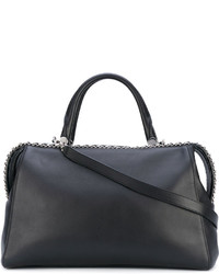 Женская черная кожаная сумка от Max Mara