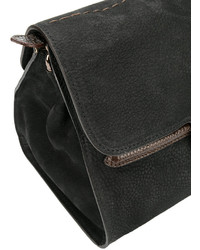 Женская черная кожаная сумка от Zanellato