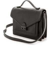 Женская черная кожаная сумка от Loeffler Randall