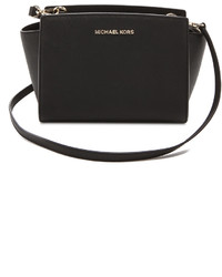 Женская черная кожаная сумка от MICHAEL Michael Kors