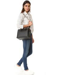 Женская черная кожаная сумка от MCM