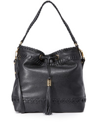 Женская черная кожаная сумка от Milly