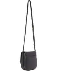 Женская черная кожаная сумка от Karen Walker