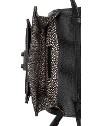 Женская черная кожаная сумка от Loeffler Randall