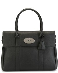 Женская черная кожаная сумка от Mulberry