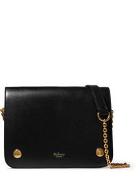 Женская черная кожаная сумка от Mulberry