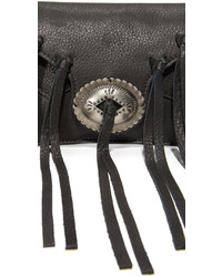 Женская черная кожаная сумка от B-Low the Belt