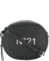 Женская черная кожаная сумка от No.21