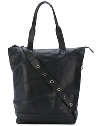 Женская черная кожаная сумка от P.A.R.O.S.H.