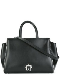 Женская черная кожаная сумка от Paula Cademartori