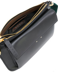 Женская черная кожаная сумка от Marni