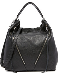 Женская черная кожаная сумка от Rebecca Minkoff