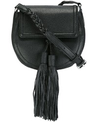 Женская черная кожаная сумка от Rebecca Minkoff