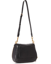 Женская черная кожаная сумка от Marc Jacobs