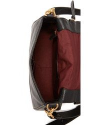 Женская черная кожаная сумка от Marc Jacobs