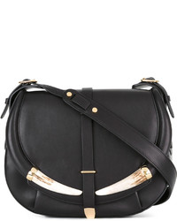 Женская черная кожаная сумка от Roberto Cavalli