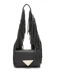 Женская черная кожаная сумка от Sara Battaglia