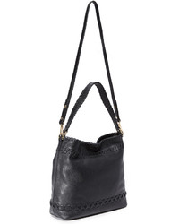 Женская черная кожаная сумка от Milly