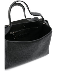 Женская черная кожаная сумка от Orciani