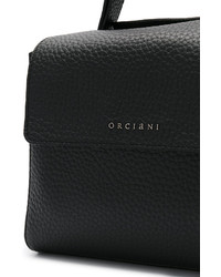 Женская черная кожаная сумка от Orciani