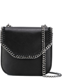Женская черная кожаная сумка от Stella McCartney