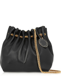 Женская черная кожаная сумка от Stella McCartney
