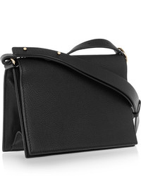 Женская черная кожаная сумка от Victoria Beckham