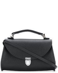 Женская черная кожаная сумка от The Cambridge Satchel Company