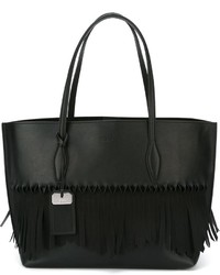 Женская черная кожаная сумка от Tod's