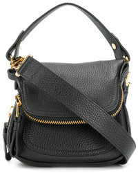 Женская черная кожаная сумка от Tom Ford