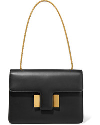 Женская черная кожаная сумка от Tom Ford