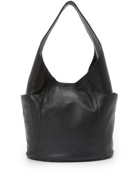 Женская черная кожаная сумка от Tory Burch
