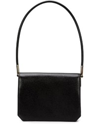 Женская черная кожаная сумка от Valextra