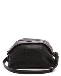 Черная кожаная сумочка с вырезом от See by Chloe
