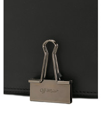 Черная кожаная сумочка от Off-White
