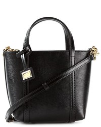 Черная кожаная сумочка от Dolce & Gabbana