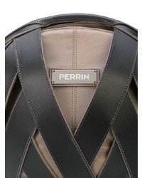 Черная кожаная сумочка от Perrin Paris