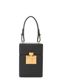 Черная кожаная сумочка от Oscar de la Renta