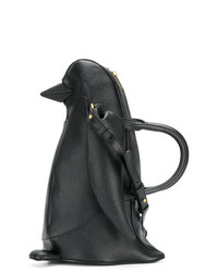 Черная кожаная сумочка от Thom Browne