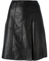 Черная кожаная юбка от Marc Jacobs
