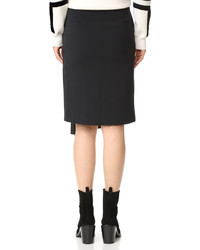 Черная кожаная юбка от Belstaff