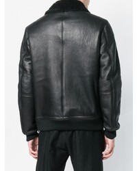 Мужская черная короткая дубленка от Low Brand