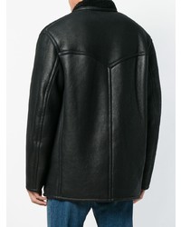 Мужская черная короткая дубленка от Isabel Marant