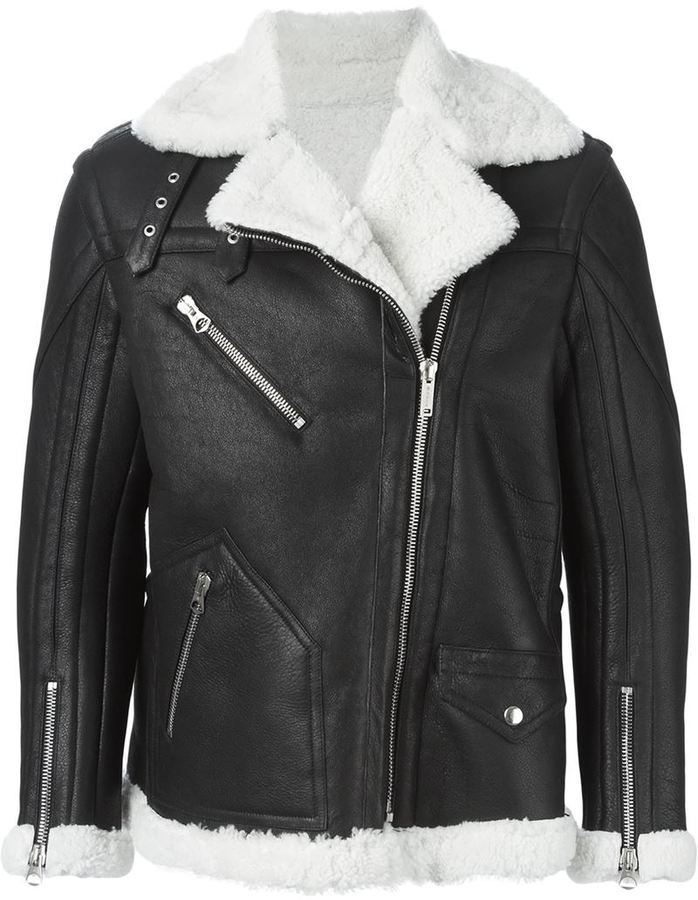 Golden goose deluxe sales brand leather jacket