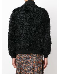 Черная короткая шуба от Numerootto