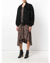 Черная короткая шуба от Numerootto