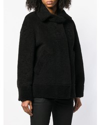 Черная короткая шуба от Sprung Frères