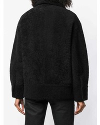 Черная короткая шуба от Sprung Frères