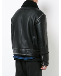 Мужская черная косуха с шипами от Givenchy